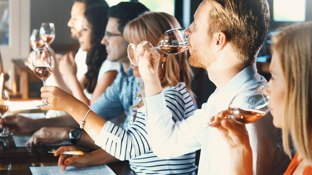 wine taste testing